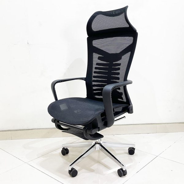 Ghế văn phòng chân xoay ngả lưng có tựa đầu MF740