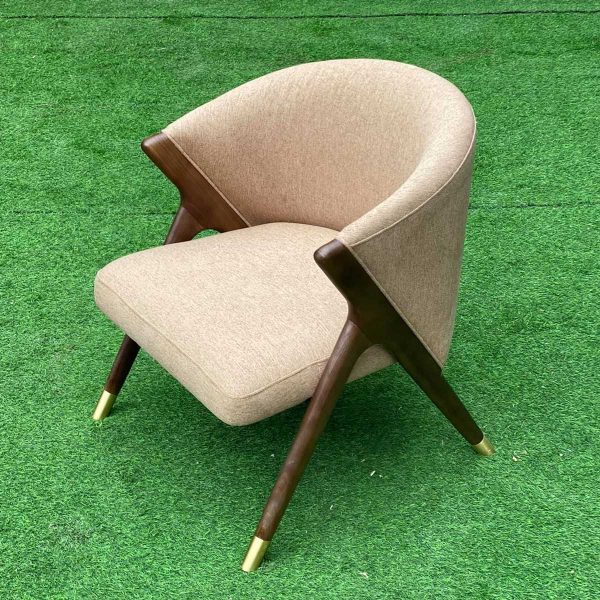 Ghế sofa đơn Monroe gỗ Ash bọc nệm GSD68092