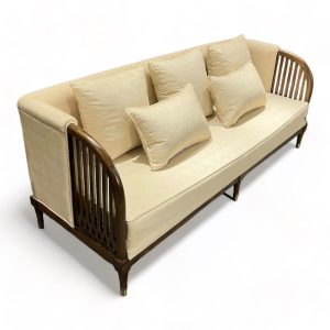 Ghế sofa băng khung gỗ INDOCHI 200x72x79cm vải họa tiết SFB68075