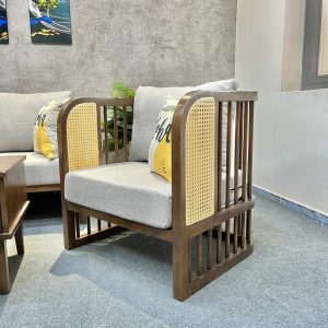 Ghế sofa đơn phong cách indochine GSD68059
