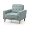 Ghế sofa đơn vuông bọc vải nhiều màu GSD68008