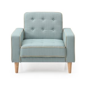 Ghế sofa đơn vuông bọc vải nhiều màu GSD68008