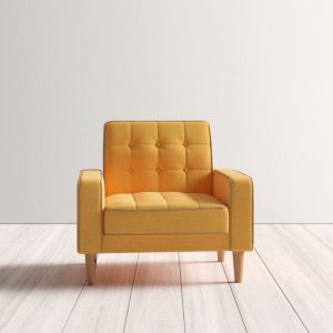 Ghế sofa đơn vuông bọc vải nhiều màu GSD68008