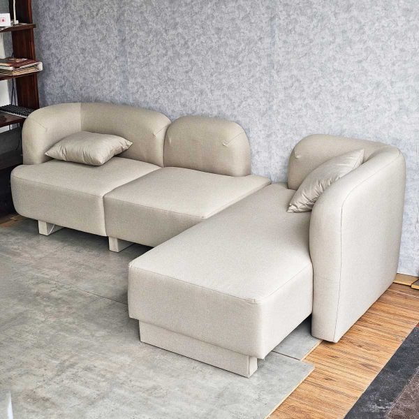 Ghế sofa góc L nệm bọc vải SFL68029