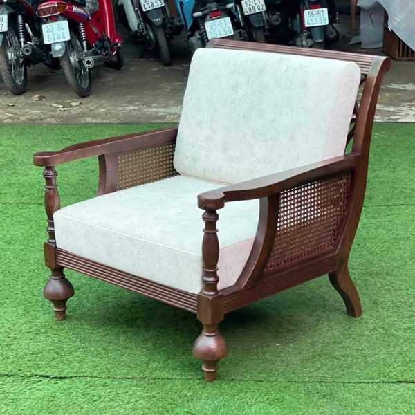 Ghế sofa đơn Heingway bọc nệm gỗ tần bì Ash GSD68096