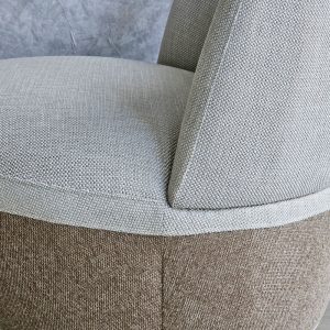 Ghế sofa xoay TARICA bọc nệm vải BOUCLÉ GSD68089