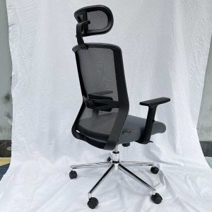 Ghế văn phòng chân xoay có tựa đầu HOM1009-01