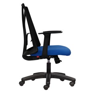 Ghế văn phòng M1087 D-02 nệm màu xanh HOGVP126