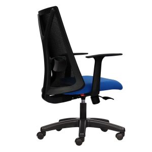 Ghế văn phòng M1087 D-02 nệm màu xanh HOGVP126