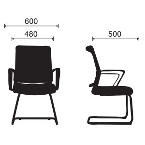 Ghế văn phòng chân quỳ lưng lưới nệm nhiều màu Java DX03 GTC003