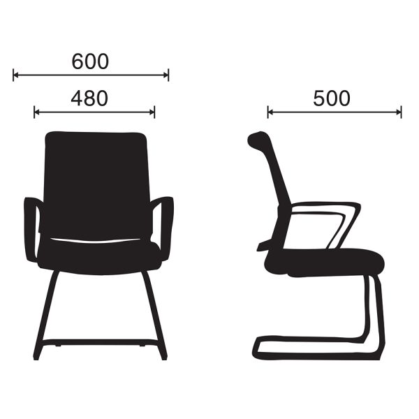 Ghế văn phòng chân quỳ lưng lưới nệm nhiều màu Java DX03 GTC003