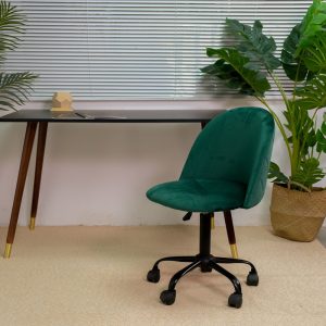 Ghế LUCAS 02 chân xoay nêm nhung nhiều màu GAK009