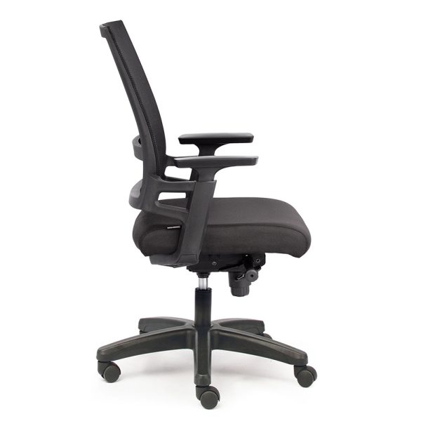 Ghế xoay văn phòng lưng lưới, chân nhựa HOM1085-03