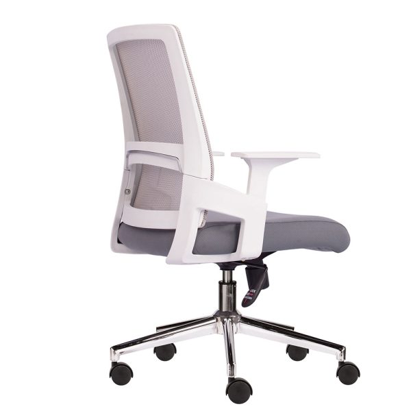 Ghế văn phòng chân xoay viền trắng HOM1086-01