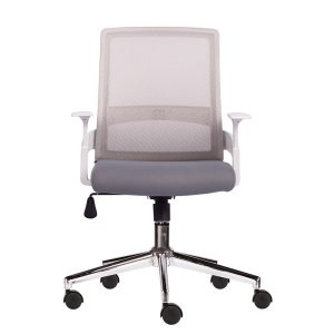 Ghế văn phòng chân xoay viền trắng HOM1086-01