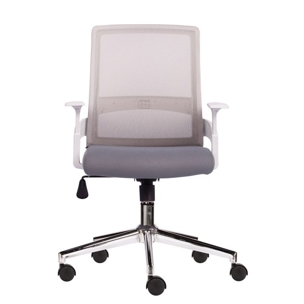 Ghế văn phòng chân xoay viền trắng HOM1086-01