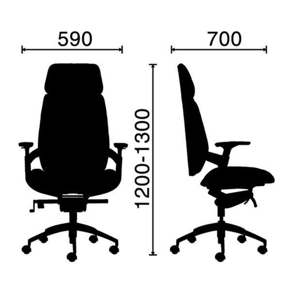 Ghế công thái học Techno 01 RPB008