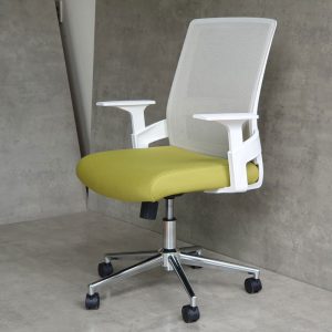 Ghế văn phòng chân xoay viền trắng HOM1086-01