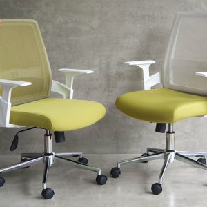 Ghế văn phòng chân xoay viền trắng HOM1086-01