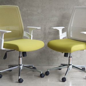Ghế văn phòng chân xoay viền trắng HOM1086-01