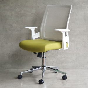 Ghế văn phòng chân xoay viền trắng HOM1086-01