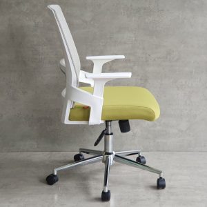 Ghế văn phòng chân xoay viền trắng HOM1086-01