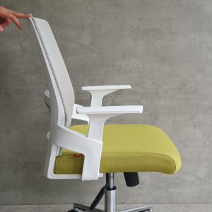 Ghế văn phòng chân xoay viền trắng HOM1086-01