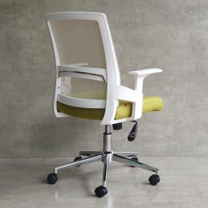 Ghế văn phòng chân xoay viền trắng HOM1086-01