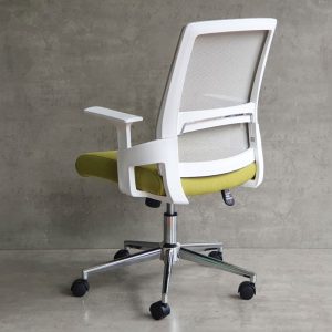 Ghế văn phòng chân xoay viền trắng HOM1086-01