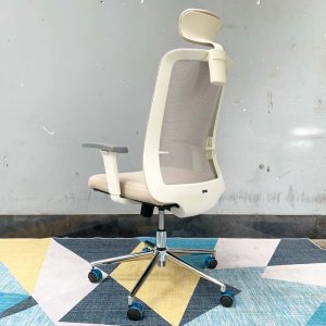 Ghế văn phòng chân xoay có tựa đầu MandyT01-HOGVP027