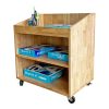 Kệ di động để tài liêu, văn phòng phẩm gỗ tự nhiên TCN68040