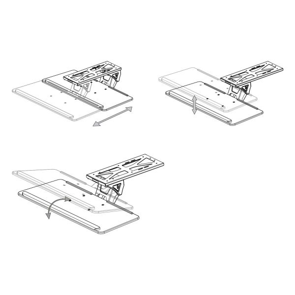 Giá đỡ bàn phím Ergonomic điều chỉnh 3D KT101