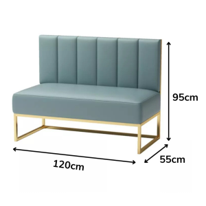 Ghế sofa băng 1m2 khung sắt nệm bọc simili SFB68072