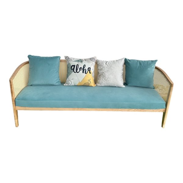 Ghế sofa băng Harvey 1m8 lưới mây SFB68066