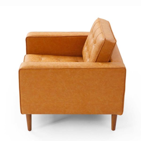 Sofa đơn nệm bọc simili sang trọng Armchair 05 GSD68034