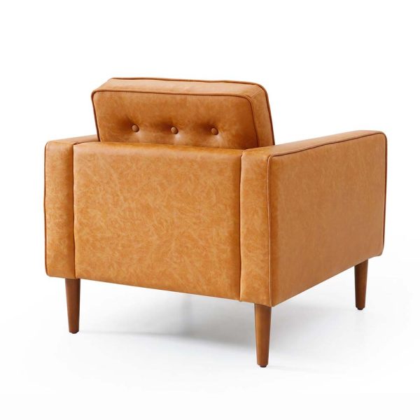 Sofa đơn nệm bọc simili sang trọng Armchair 05 GSD68034