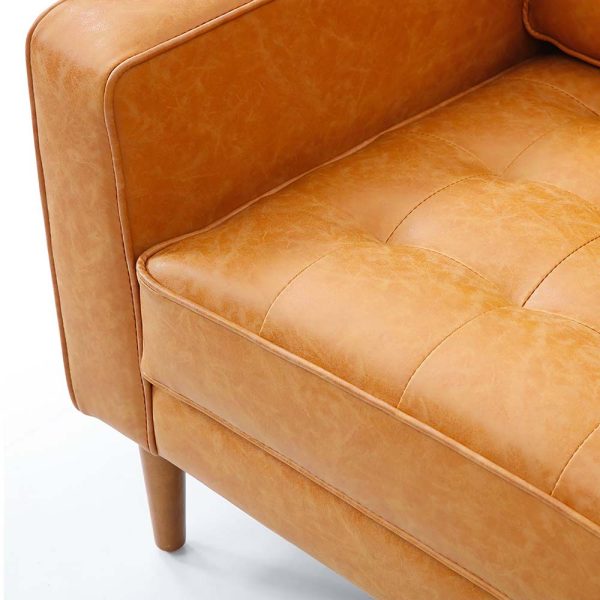 Sofa đơn nệm bọc simili sang trọng Armchair 05 GSD68034