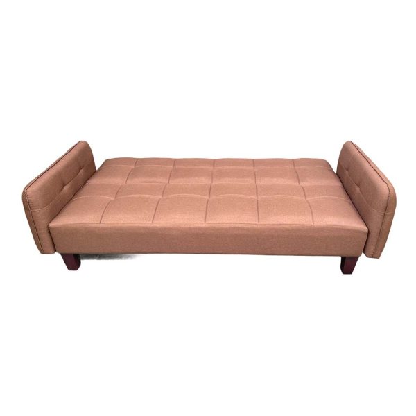 Sofa giường, sofa bed vải màu cafe đậm BNS1802