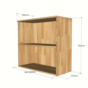TBT003 - Module tủ bếp trên hệ hở 2 tầng (60x35x75cm)