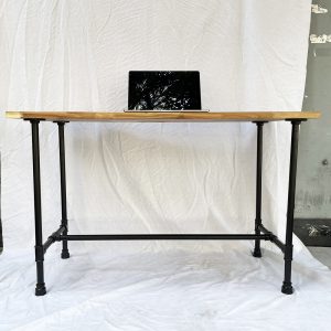 Bàn làm việc 120x60cm gỗ Tràm chân ống nước hệ Wooden HBWD027