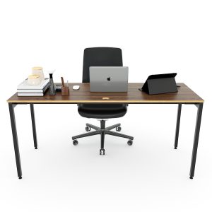 Bàn làm việc 160x60cm gỗ Plywood phủ melamin chân hệ Slean HBSL008
