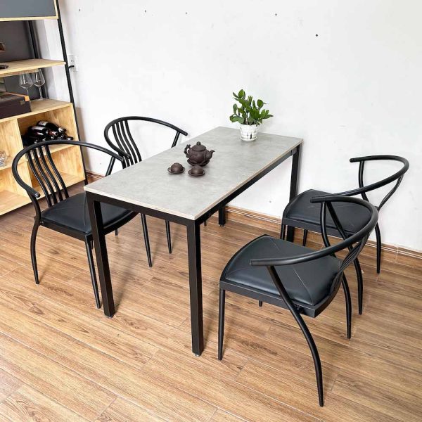 Bàn cafe, nhà hàng 1m2 gỗ Plywood chân sắt CFD68153