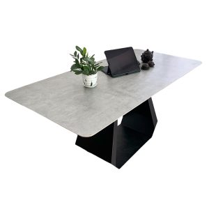 Bàn ăn mặt gỗ Plywood chân sắt sơn tĩnh điện BA68103