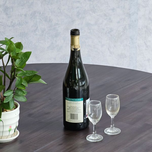 Bàn ăn tròn 120cm gỗ tràm chân sắt vuốt côn BA168