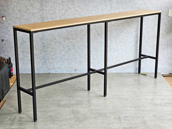 Bàn bar 240x40x110cm gỗ plywood lắp ráp BB032