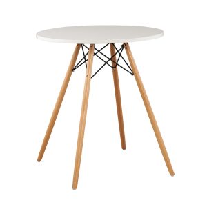 Bàn cafe Eames tròn 60cm màu trắng hoặc đen CFD68017