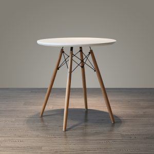 Bàn cafe Eames tròn 60cm màu trắng hoặc đen CFD68017