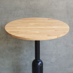 Bàn cafe tròn 60cm mặt gỗ chân sắt CFD68145
