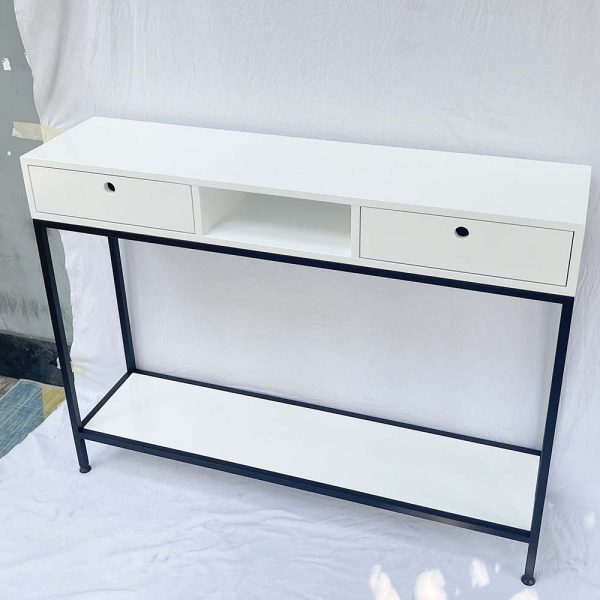 Bàn console, bàn trang trí 2 tầng có ngăn kéo CST011