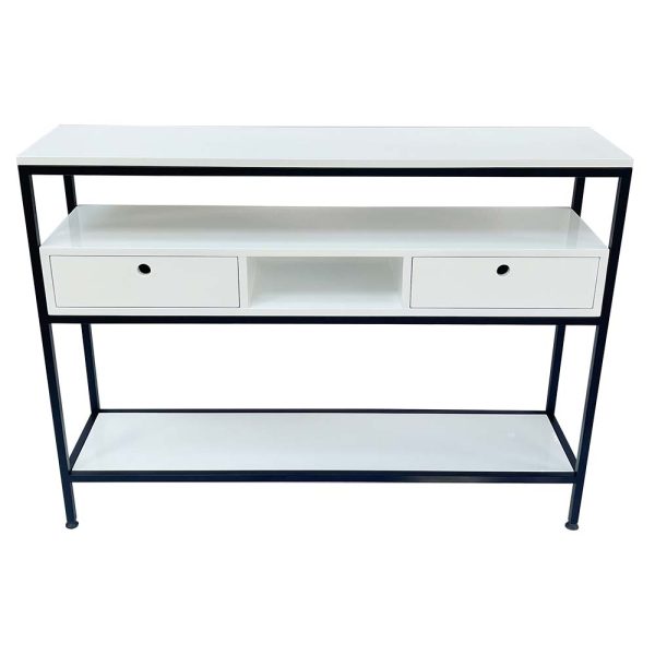 Bàn console, bàn trang trí 3 tầng có ngăn kéo CST015